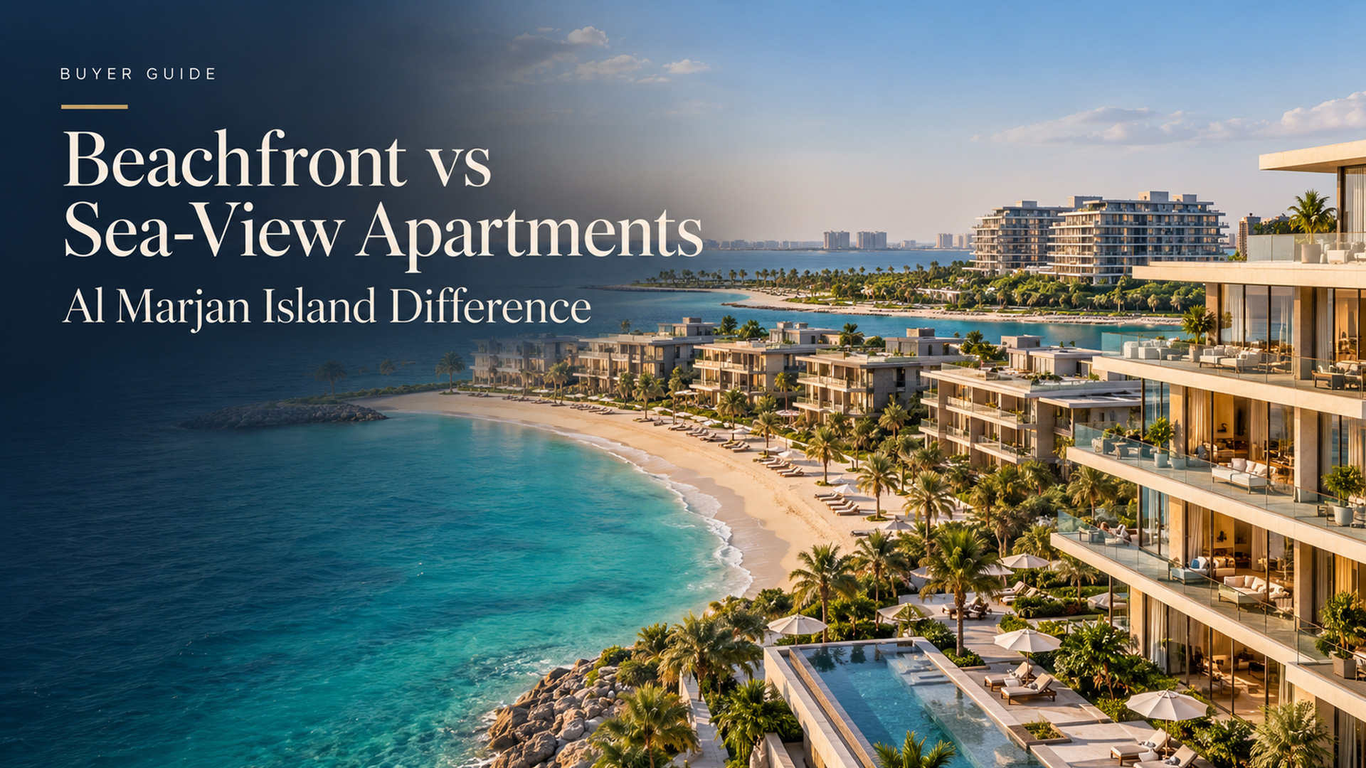 beachfront vs sea view apartment