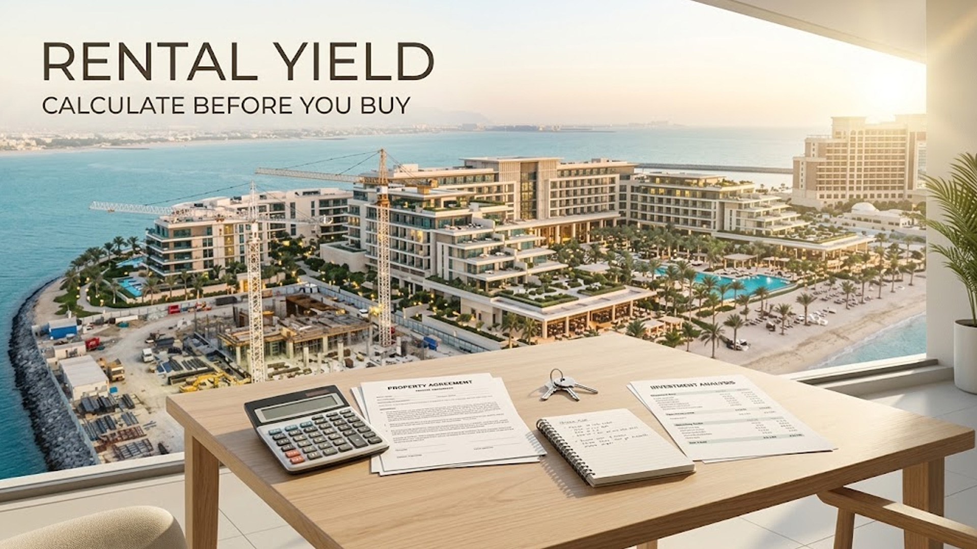 Calculate Rental Yield on Al Marjan Island
