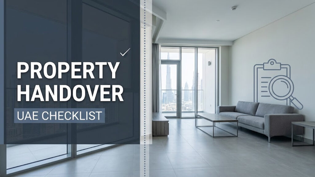 property handover checklist UAE