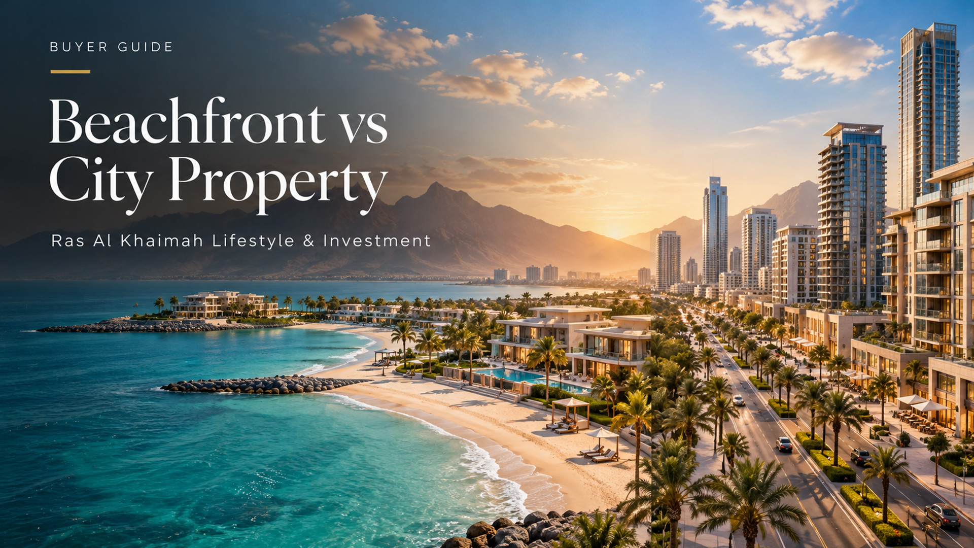 Beachfront vs City Property in Ras Al Khaimah